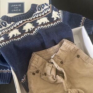 Janie and Jack Sweater Set